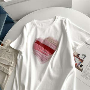 Camiseta de Verano Unisex de Alta Calidad 100% Algodón, Talla Grande, con Logotipo Personalizado, Antiencogimiento, Personalizada para Mujer, MOQ Bajo, Hecha en BD - Product Image 2