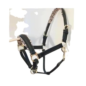 Rub International 7860H – Dernière conception de collier en cuir pour chevaux d'endurance, avec chaîne à fixation rapide, taille et logo personnalisables - Product Image 1