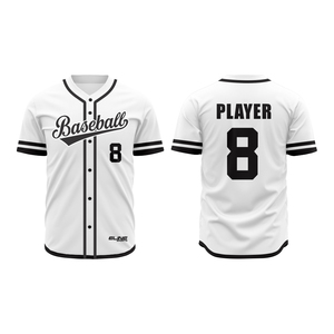 Derniers modèles de maillots de baseball et de softball, 100% polyester, manches courtes, col en V, respirant, anti-humidité, séchage rapide, antibactérien - Product Image 5