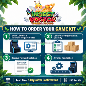 ชุดเกมยิงปืนอาร์เคด VGAME Insect Doctor Golden Mouse 5.6 สำหรับตู้เกมส์ 4 6 8 10 ผู้เล่น - Product Image 5
