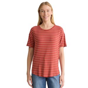 Camisetas a rayas de talla grande para mujer, diseño personalizado, camisetas a rayas informales a la moda hechas en fábrica para mujer - Product Image 2