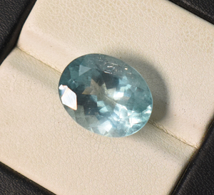 14. 5X11.5X8mm Oval AA Calidad Flawless Genuine Aquamarine Oval Impresionante Alta calidad Blue Aquamarine Faceted Oval Cut Stone - Product Image 5