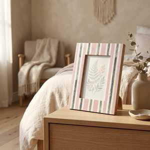 Marco de Fotos de Resina con Incrustaciones de Hueso, Diseño Artesanal, Tamaño Personalizado Premium, para Decoración de Mesa, Dormitorio y Sala de Estar - Product Image 1
