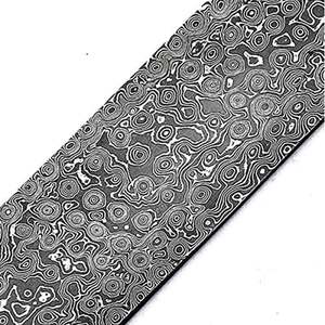 Acero de Damasco Artesanal para Fabricación de Cuchillos DIY, Patrón Cuadrado OEM, Técnicas de Fundición Laminada en Caliente, Composición de Carbono, Soldadura - Product Image 3