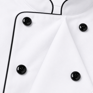 Chaqueta de Chef Moderna de Manga Corta y Larga, Uniforme de Restaurante, Ropa de Trabajo de Cocina Profesional Cómoda, Fabricante Mayorista - Product Image 5