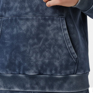 Conjunto Deportivo de Invierno 2026, Color Azul Marino, Lavado Ácido, Transpirable, para Hombre, Estilo Urbano, Felpa de Algodón Grueso, Marca Personalizada, Estilo Casual - Product Image 6