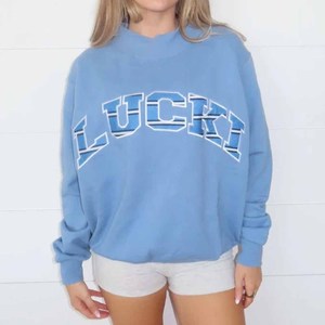 Blue Ridge Custom <b>Mock</b> <b>Neck</b> Sweatshirt Women Men Youth Cotton Fleece Chenille Letter Embroidery Greek Sorority Fraternity Pullov - Product Image 2