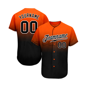 Maillot de baseball brodé personnalisé, uniforme d'équipe personnalisé, impression sur maillot de baseball 100% polyester par sublimation - Product Image 6