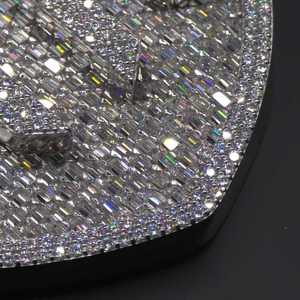 Pendentif Hip Hop personnalisé fait main en argent 925 avec émeraude VVS et moissanite taillée, style Iced Out, bijou de déclaration pour toutes les occasions - Product Image 2