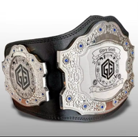 Ceintures de championnat MMA et de boxe personnalisées unisexe, pour la compétition des clubs, en promotion – Ceintures de récompense poids lourd mondial