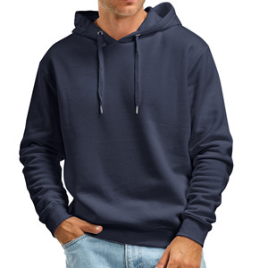 High Quality Cotton made Oversize Hoodies <b>Thick</b> <b>Fleece</b> Drop Shoulder Plain Blank Custom Mens Hoodies - Product Image 6