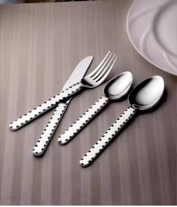 Juego de Cubiertos Metálicos Modernos para Presentación en la Mesa, Cuchara, Tenedor y Cuchillo para Servir, Ideal para Cocina y Buffet - Product Image 2