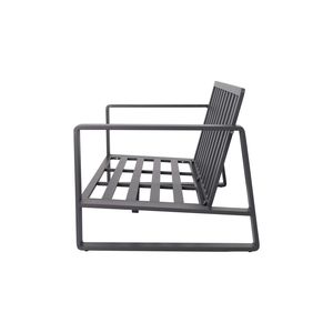 Divano doppio e tavolino rettangolare con cuscino in tessuto americano bianco latte # Set da Giardino 5453 di Tino Tino - Product Image 4