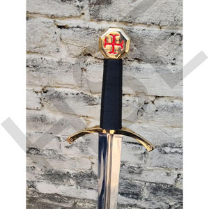 ดาบอัศวินเทมพลาร์พร้อมปลอกดาบ ดาบยุคกลาง ทำด้วยมือ - Product Image 6