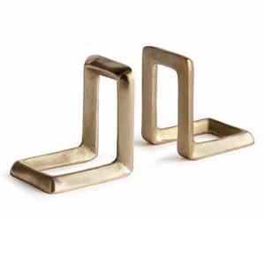 Hot Selling Aluminium Modern Bookend Study Home Desk Organizer Shelve Gift for <b>Book</b> Lover <b>Book</b> <b>End</b> Home Living Room Office Decor - Product Image 6