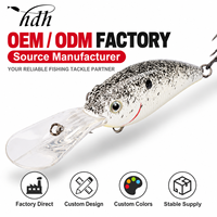 Leurre Artificiel Flottant WEIHAI 76mm 25g en Plastique ABS Dur avec Hameçon – Leurre Crankbait pour la Pêche