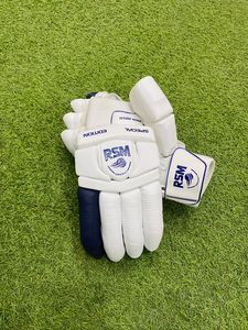 ถุงมือตีคริกเก็ต RSM รุ่นพิเศษ สีขาว น้ำหนักเบา ระบายอากาศได้ดี - Product Image 2