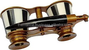 Binoculares de gafas de ópera de 2,5 pulgadas para adultos con asa, binoculares de mano de tamaño de bolsillo de latón y Perla de capitán - Product Image 4