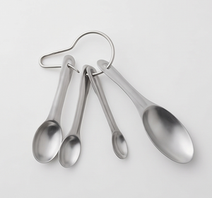 Premium Stainless Steel Measuring <b>Spoons</b> Set With <b>Ring</b> Holder For Precise Cooking And Baking Elegant Measuring Tool - Product Image 5