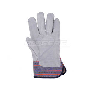 Canadian Rigger <b>Gloves</b> Bulk Cowsplit Leather Anti Cut Safety Heavy Duty Industrial Protection General Purpose Work <b>Gloves</b> - Product Image 3