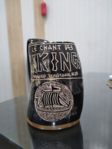 Auténtica Taza de Cuerno de Buey Premium para Beber, Estilo Vikingo Nórdico, con Diseño de Barco de Batalla, Excelente Tallado, Pieza Histórica, Cuernos de Víbora - Product Image 4