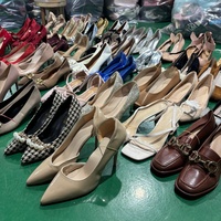 Sepatu wanita bekas campuran kualitas tinggi sepatu bekas asli untuk wanita