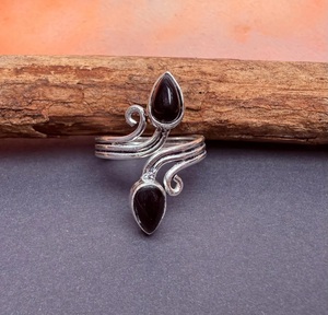 Natural Black Onyx Designer <b>Ring</b> 925 Sterling <b>Silver</b> Handmade Unique Gemstone Statement <b>Ring</b> Jewelry for <b>Men</b> and Women - Product Image 5