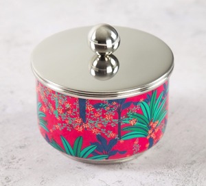 New Designed Metal Stainless Steel Sugar Bowl With Unique Flower Lid For <b>Table</b> Decoration And Kitchen Use - Product Image 2