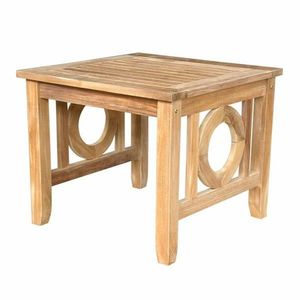 Mesa de Centro Pequeña para Patio, Muebles de Madera de Teca para Exteriores, Hecho en Indonesia - Product Image 1