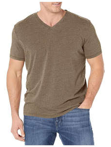 T-shirts pour hommes de haute qualité, nouvelle arrivée 2026, prix de gros abordable, col en V, coton - Product Image 4