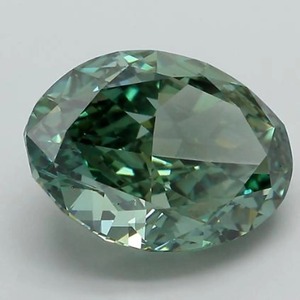 เพชรทรงรีสีเขียวแฟนซีขนาด 1.00 ถึง 5.00 กะรัต เพชรเลี้ยงในห้องปฏิบัติการ รับรองโดย IGI ความสะอาดระดับ VVS2 VS2 สำหรับแหวนหมั้น - Product Image 2
