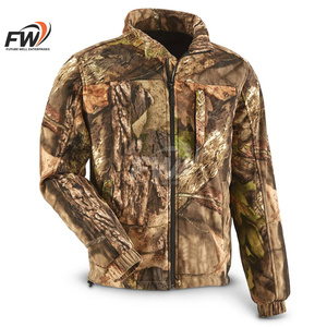 Conjunto de Chaqueta y Pantalones de Caza para Hombre, Ecológico, con Cuello Alto, Resistente al Viento, Camuflaje, con Cierre de Media Cremallera y Absorción de Humedad - Product Image 1