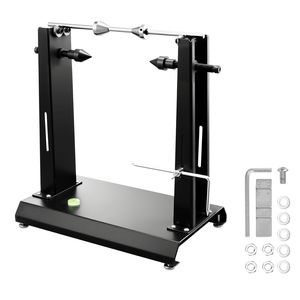 Bilanciatore per ruote moto regolabile con capacità di 40 kg, cavalletto per bilanciamento pneumatici, coni di centraggio, puntatore di centraggio, supporti da lavoro - Product Image 1