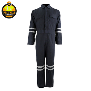 Vêtements de travail pour hommes en coton 100% 240 g/m², manches longues, haute visibilité, vêtements de travail réfléchissants, combinaison de travail, uniforme - Product Image 2