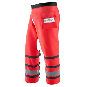Grembiule Riflettente di Sicurezza per Motosega Uomo/Donna, 8 Strati, Cintura Regolabile, Tasca Porta Attrezzi, Classe D - Product Image 3