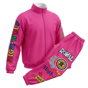 Conjunto Deportivo Impermeable Reversible de Dos Piezas para Hombre, Estilo Urbano, Personalizado con Etiqueta Privada, Impresión por Sublimación en Nailon - Product Image 1