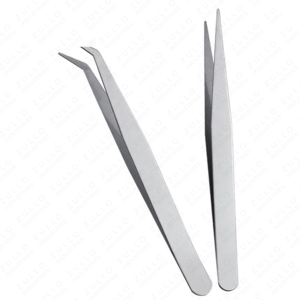 Eyelash Extension Tweezers Slanted Tip Professional Beauty <b>Tool</b> Premium Quality Wholesale Lash Applicator - Product Image 5