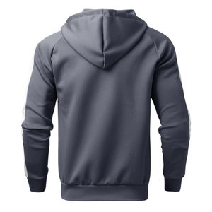 Survêtements de sport pour homme, ensemble deux pièces avec fermeture éclair, pour la gym et la course à pied, avec logo personnalisé - Product Image 3