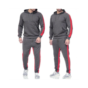 ARTIZ INTERNATIONAL Survêtement 2-en-1 en molleton pour homme, respirant, à séchage rapide, 100 % coton, style streetwear, avec sweat à capuche et pantalon cargo - Product Image 6