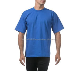 Camisetas Casuales Lisas 100% Algodón Cuello Redondo Manga Corta Tinte Uniforme - Product Image 2