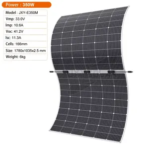 350W 33V 프리미엄 품질 유연한 태양 모듈 모노 셀 가정용 설치 오프 그리드 응용 프로그램을 위한 유연한 태양 전지 패널