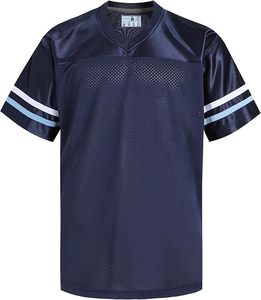 Maillot de football d'été personnalisé avec logo, nom et numéro du joueur, sublimé pour club, respirant, en tissu mesh 100% polyester, vêtements de football - Product Image 1