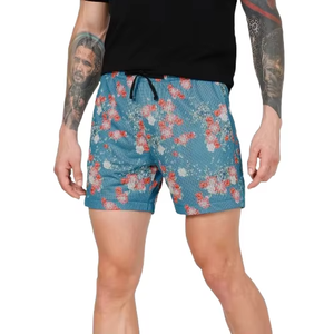 Pantalones Cortos Deportivos de Malla para Hombre, Calidad de Exportación, Transpirables, de Poliéster, con Logotipo Personalizado, Fabricante OEM ODM - Product Image 2