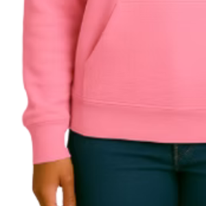 Sweat à capuche graphique rose pour femme, pull décontracté à manches longues, streetwear quotidien, vêtement confortable pour un style de vie actif - Product Image 4