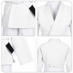 Kimono de Jiu-Jitsu Brésilien en Coton 100% Bolton 240g, Logo Personnalisé, Anti-rétrécissement, Doux et Durable, Unisexe Adulte, Arts Martiaux, Vente en Gros - Product Image 4