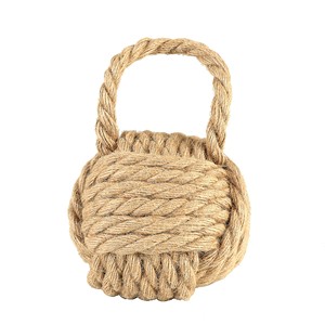 Bola Decorativa de Yute Natural con Asa - Decoración Rústica para el Hogar al por Mayor - Product Image 2