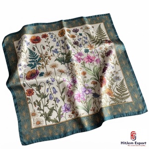 Écharpe en soie de luxe personnalisée de haute qualité pour femmes, légère, carrée, foulard de mode, fabricant OEM ODM, fabrication personnalisée à Chypre - Product Image 6