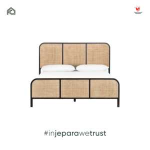 Modern Solid Teak Wood Comfortable Twin <b>Bed</b> <b>Frame</b> Scandinavian Bedroom Furniture Handmade Custom Hotel Villa Luxury - Product Image 2