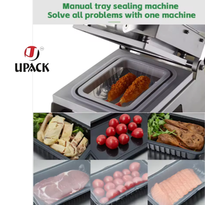 Machine d'emballage manuelle économique pour barquettes alimentaires, fruits, viandes et repas - Emballeuse de barquettes personnalisée Hualian Mold - Product Image 4