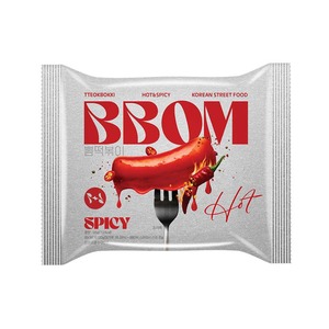 [Attract] BBOM Tteokbokki Pouch Cream Cheese Flavor Korean Instant Rice Cake Street Food Snack Meal <b>Pack</b> - Product Image 1